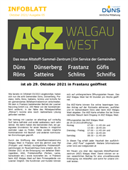 Infoblatt Düns 05 / 2021